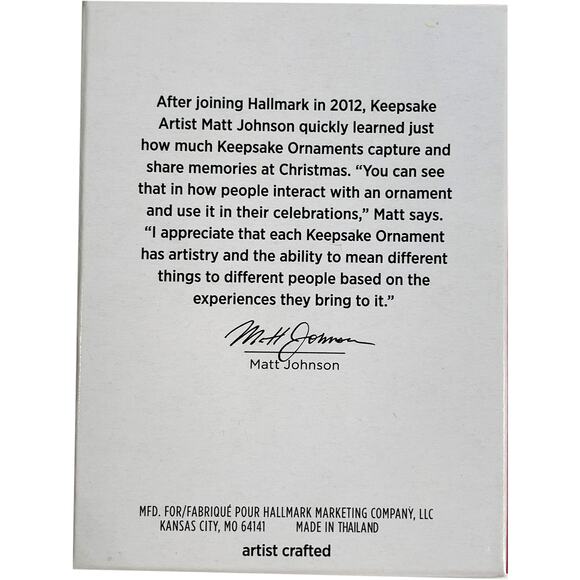 Hallmark Keepsake Christmas Ornament "Mom 2023" Cupcake Snow Mom Collectible NIB - Picture 3 of 7